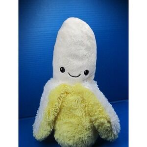 Squishable 17" Smiling Face Banana With Peel Stuffed Plush